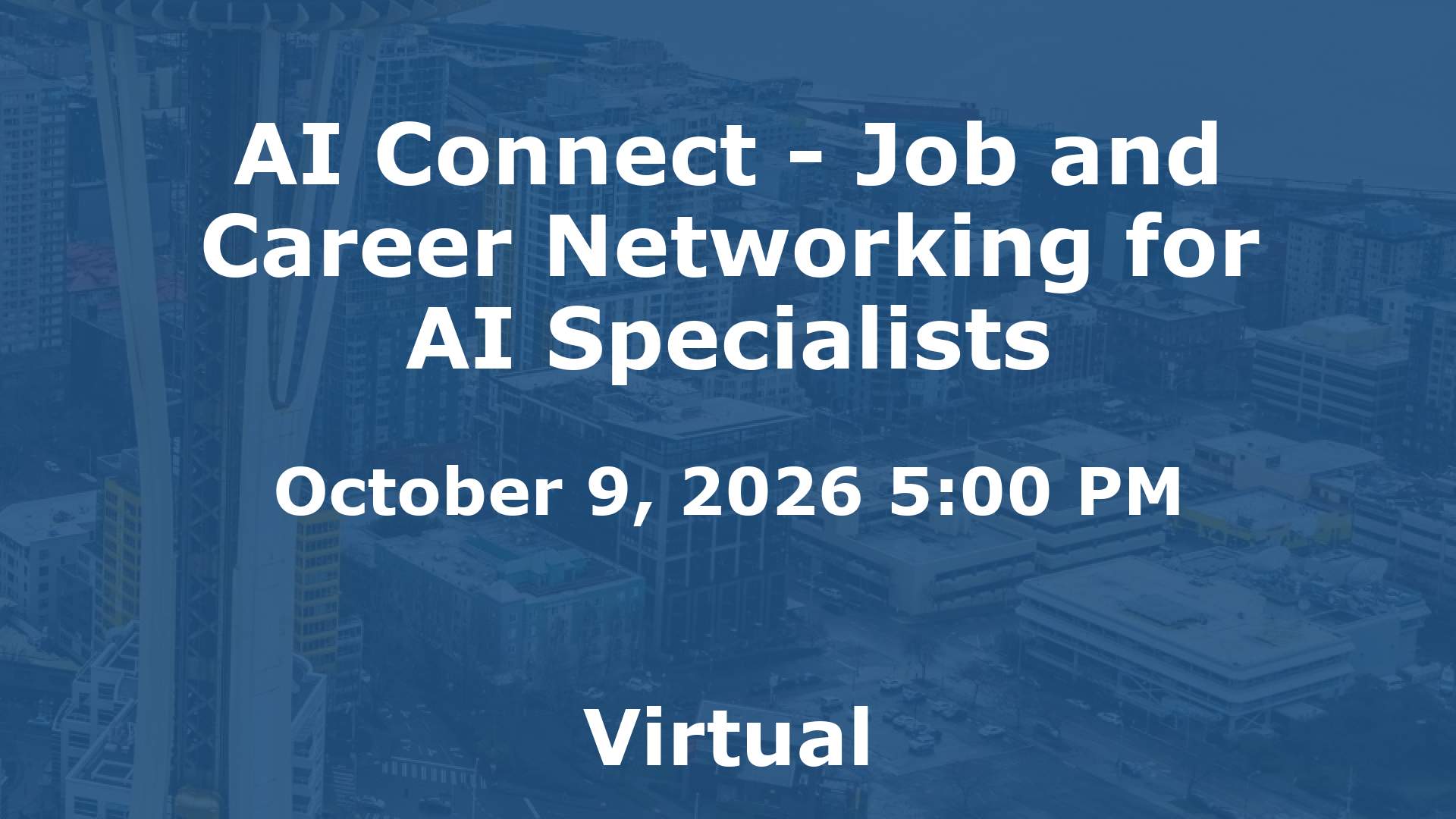 AI Connect - Job and Career Networking for AI Specialists event image